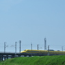 ドクターイエローとの遭遇４８（溜池土手）