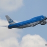 離陸　KLM 747-400