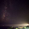 milky way and the lighthouse