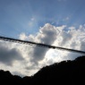 竜神大吊橋　竜神ダムより