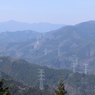 500KV鉄塔群を望む