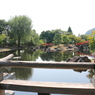 紫式部公園－釣殿から中島を見る