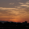 今日の夕焼け