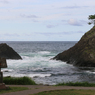 長茶ヶ浜～曇りの場合～（越前松島より）