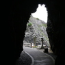 観音洞の中から見る風景（越前松島より）