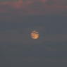 夕闇と月