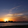 ある日（中秋）の夕景１