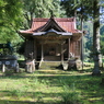 山里の小さな荒谷神社（鶴ヶ滝より）