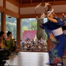 「こきりこ祭り」　こきりこ節と紙垂竹踊り