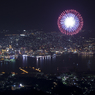 長崎湾の花火