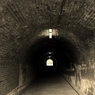 観音崎　レンガ積のトンネル