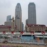 中国の旅　天津駅前眺望２