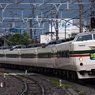 2015/07/18/M52編成グレードアップあずさ あずさ71号 山梨市駅にて