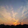 きょうの夕日・・・