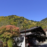 温泉郷の朝