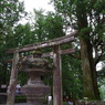 鳥居と灯籠