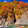 秋山郷 前倉の紅葉