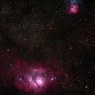 M8干潟星雲（NGC6523）M20三裂星雲（NGC6514）