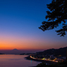 稲村ヶ崎から夕景富士 /2