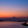 稲村ケ崎から夕景富士 /3