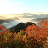 紅葉と雲海①