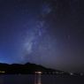 大田海岸での天の川