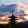 東山夕景