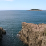 大池先端と雄島（美しき東尋坊より）
