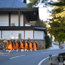 朝の高野山修行僧