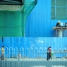 blue wall