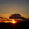夕暮れ、旅の終わり
