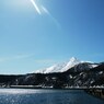 青い空、海、そして、利尻山。