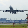 出発　Lufthansa 747-400ジャンボ機