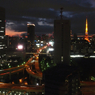 東京夕暮れ