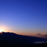 八ヶ岳と富士山