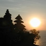 バリに沈む夕陽