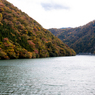 仏原ダム湖（2015秋の九頭竜湖より）