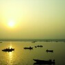 自然力　sun rise in varanasi