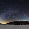 雪景の銀河アーチ