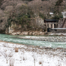 安久涛（あくど）の渕と大水門その１（手取峡谷より）