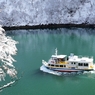 冬の庄川峡　淡雪淡陽５