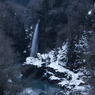 冬の綿ヶ滝展望台（手取峡谷より）