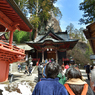 榛名神社の拝殿前