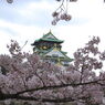 さくらのなかの大阪城