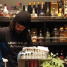 At the bar