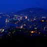 雨に煙る長崎夜景3