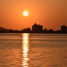 東郷湖夕暮れ