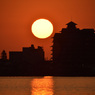 東郷湖夕暮れ