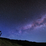 広がる星空の下で・・・
