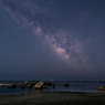 鴨川江見海岸の星空